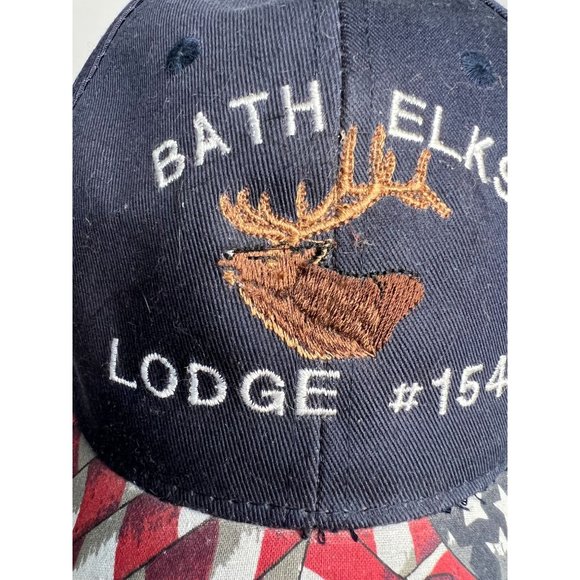 Luna Pier Bath NY Elks Lodge Cap  OS Adjustable Blue - Picture 8 of 13